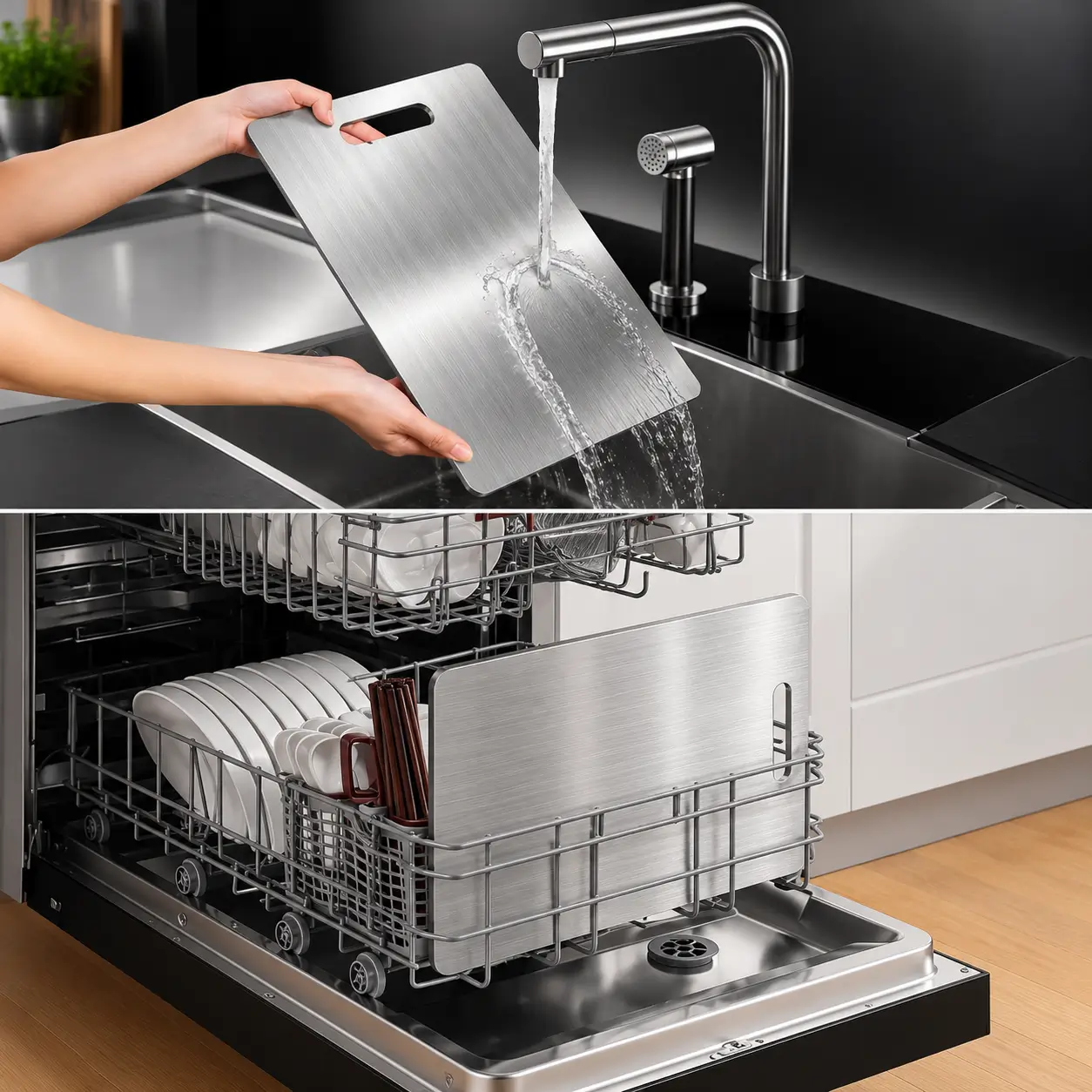 Cleaning and maintaining the Katori titanium cutting board